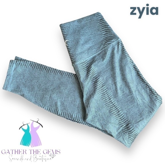 Zyia Light Teal Everglades Supreme Hi-rise 7/8 24” - Picture 1 of 5